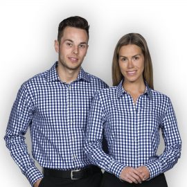 The Catalogue The Hartley Check Shirt – Mens is a 100% cotton shirt. Tapered fit. Available in 2 colours. Sizes S - 3XL, 5XL.