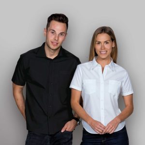 The Catalogue The Limited Teflon® Shirt – Mens is a 65% polyester/35% cotton shirt. Tapered fit. Available in 2 colours. Sizes S - 3XL, 5XL.