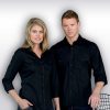 The Catalogue The Protocol Shirt – Mens is a 68% cotton blend shirt. Tapered fit. Available in Black. Sizes S - 3XL, 5XL.