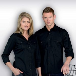 the-protocol-shirt The Catalogue The Protocol Shirt – Mens is a 68% cotton blend shirt. Tapered fit. Available in Black. Sizes S - 3XL, 5XL.