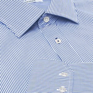 The Catalogue The Yale Stripe Shirt – Mens is 62% polyester shirt. Classic fit. Available in Blue/White. Sizes S - 3XL, 5XL.