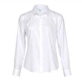 The Catalogue Barkers Origin Shirt – Womens is a 100% cotton shirt. Tapered fit. Available in White. Sizes 8 - 20.