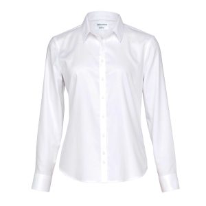 The Catalogue Barkers Origin Shirt – Womens is a 100% cotton shirt. Tapered fit. Available in White. Sizes 8 - 20.