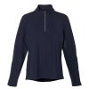 womens-caltech-knit-quarter-zip-navy