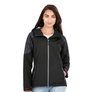 The Catalogue Womens Index Softshell Jacket is a three-layer polyester jacket with hood. Available in 4 colours. Sizes XS - 3XL.