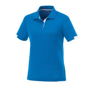 The Catalogue Womens Kiso Short Sleeve Polo is a 100% micro polyester, textured knit polo. Available in 6 colours. Sizes XS - 3XL.