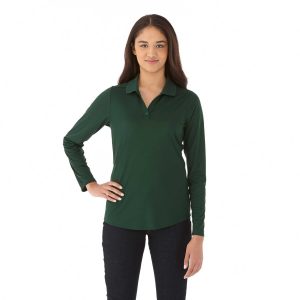 The Catalogue Womens Mori Long Sleeve Polo is a classic long sleeve, polyester polo. Available in 7 colours. Sizes XS - 3XL.