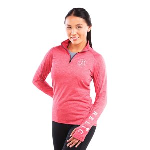 The Catalogue Womens Taza Knit Quarter Zip is a polyester cross dyed jersey knit. Available in 6 colours. Sizes XS - 3XL.