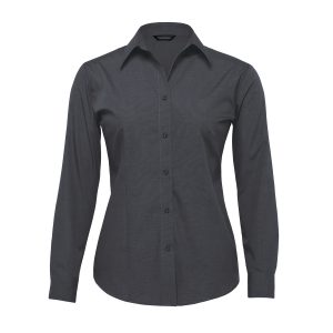 The Catalogue The End on End Shirt - Womens is a 65% polyester/35% cotton, tapered fit shirt. Available in 2 colours. Sizes 8 - 22.