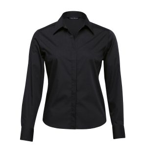 The Catalogue The Evolution Shirt – Womens is a 65% polyester/35% cotton shirt. Classic fit. Available 2 colours. Sizes 8 - 22.