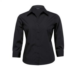 The Catalogue The Express Teflon® Shirt – Womens is a 65% polyester/35% cotton shirt. Classic fit. Available in 2 colours. Sizes 8 - 22.