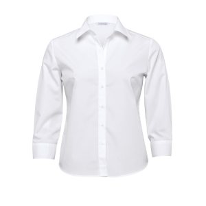 The Catalogue The Express Teflon® Shirt – Womens is a 65% polyester/35% cotton shirt. Classic fit. Available in 2 colours. Sizes 8 - 22.