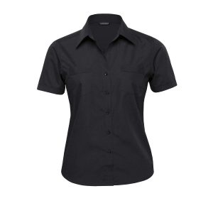 The Catalogue The Limited Teflon® Shirt – Womens is a 65% polyester/35% cotton shirt. Classic fit. Available in 2 colours. Sizes 8 - 22.