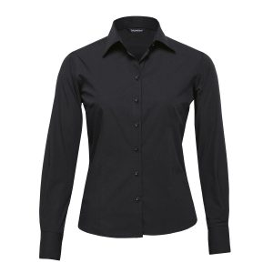 The Catalogue The Republic Long Sleeve Shirt – Womens is a 65% polyester/35% cotton shirt. Tapered fit. Available in 3 colours. Sizes 8 - 22.