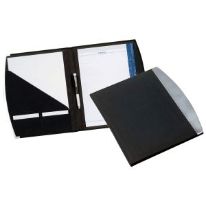 MM055-alu-edge-a4-metal-plate-portfolio-combined The Catalogue Alu Edge A4 Metal Plate Portfolio is a 1200D material folder with an aluminium edge panel. Writing pad included.