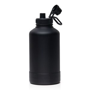 The Catalogue Absorption Bottle is a stainless steel drinks bottle. Vacuum insulated. Silicon base converts to a pet drinking bowl.