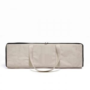 The Catalogue Backyard Badminton Set is an antique natural wood, 5-piece, badminton set. Comes with a canvas bag.