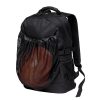 The Catalogue Basket Backpack is a polyester backpack with multiple mesh pockets. Heavy duty grab handle and rubber feet.