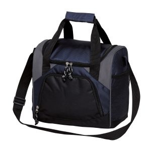 The Catalogue Bistro Cooler is a ripstop polyester cooler with multiple pockets. Adjustable shoulder strap. Available in 4 colours.