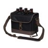 The Catalogue Bottle Caddy Cooler is a polyester cooler with bottle divider. Bottle opener included. Padded shoulder strap.
