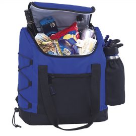 The Catalogue Cool Runner is a polyester cool bag an insulated main compartment. Two drinks bottle holders. Available in 3 colours.
