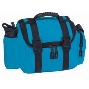 The Catalogue Cool Shuttle is a polyester cool bag. Multiple compartments. Rubber handle and adjustable shoulder strap. 11 colours.