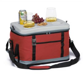 The Catalogue EVA Big Chill Cooler is a polyester, insulated cooler with PVC backing. Moulded EVA lid and base. Multiple pockets. 3 colours.