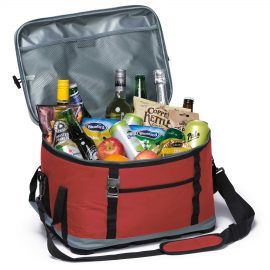 The Catalogue EVA Big Chill Cooler is a polyester, insulated cooler with PVC backing. Moulded EVA lid and base. Multiple pockets. 3 colours.
