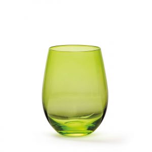 The Catalogue Festa Wine Glass Set is a 4 piece glass set of toned, stemless wine glasses. Comes in jade, gold, purple and emerald.