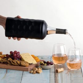 The Catalogue Freddo Wine Cooler is a double walled, stainless steel wine cooler. Vacuum insulated with silicone sleeve. Available in 2 colours.