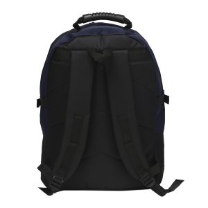 The Catalogue Fugitive Backpack is a polyester backpack. Multiple compartments. Rubber handle and padded shoulder straps. 3 colours.