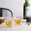 The Catalogue Highland Whisky Glass Set is a set of 2 whisky glasses. Holds 300ml of liquid. Curved design with square base.