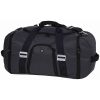 The Catalogue Identity Overnight Bag is a two tone nylon bag with multiple compartments and pockets. Velcro wrap carry handle.