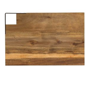 The Catalogue Meze Gourmet Set is a 7 piece acacia set. Includes a serving board, knives, spoons and ceramic bowls. Each piece has unique wood grain.