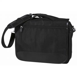 The Catalogue Milan Brief Bag is a ballistic polyester bag with grip handles. Multiple organiser pockets. Available in Black.