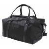 The Catalogue Milan Overnight Bag is a ballistic polyester bag. Large main compartment and side slip pocket. Available in Black.