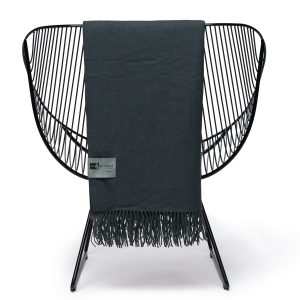 The Catalogue Mt Lodge Merino Blanket is a 100% merino wool blanket with a herringbone weave. Brushed for a luxury feel.