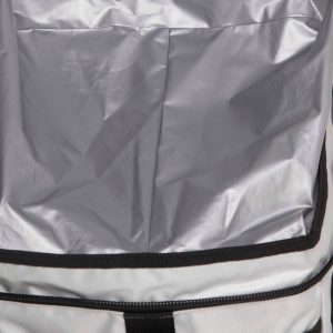 The Catalogue Nautical Cooler is a polyester cooler bag. Mesh pockets. Thermal insulation. Shoulder strap and carry handle.