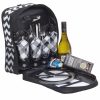 The Catalogue Oasis Family Picnic Set is a 4 person picnic set in a polyester bag. Includes cutlery, plates, glasses and more.