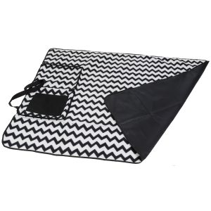 oasis-outdoor-blanket-black_white-open The Catalogue Oasis Outdoor Blanket is a 100% polyester fleece blanket. Folds up and can be used as a cushion. Available in 2 colours.