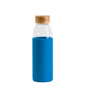 The Catalogue Orbit Glass Bottle is a 500ml glass bottle with a bamboo lid. BPA free. Available in 7 colours.
