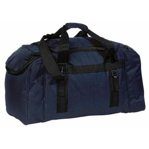 reactor-sports-bag-navy The Catalogue Reactor Sports Bag is a polyester sports bag with a large main compartments and end pockets. Available in 2 colours.