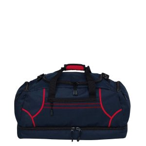 The Catalogue Reflex Sports Bag is a 55L, polyester sports bag with multiple compartments. Available in 7 colours.