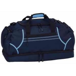 The Catalogue Reflex Sports Bag is a 55L, polyester sports bag with multiple compartments. Available in 7 colours.