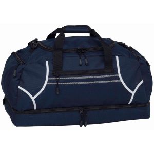 The Catalogue Reflex Sports Bag is a 55L, polyester sports bag with multiple compartments. Available in 7 colours.