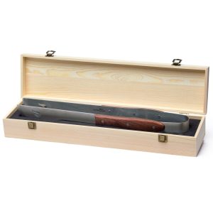 The Catalogue Roadhouse BBQ Tongs are stainless steel and rosewood handle tongs. Extra long at 20 inches. Includes a presentation box.