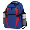 The Catalogue Spliced Zenith Backpack is a polyester backpack has multiple pockets. Rubber headphone port. Available in 15 colours.