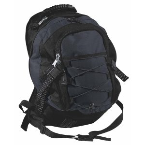The Catalogue Stealth Backpack is a polyester backpack with multiple pockets. Compression straps. 5 colours. Great for the outdoors.