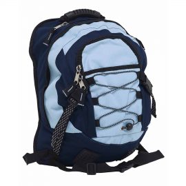 The Catalogue Stealth Backpack is a polyester backpack with multiple pockets. Compression straps. 5 colours. Great for the outdoors.