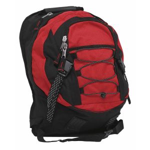 The Catalogue Stealth Backpack is a polyester backpack with multiple pockets. Compression straps. 5 colours. Great for the outdoors.